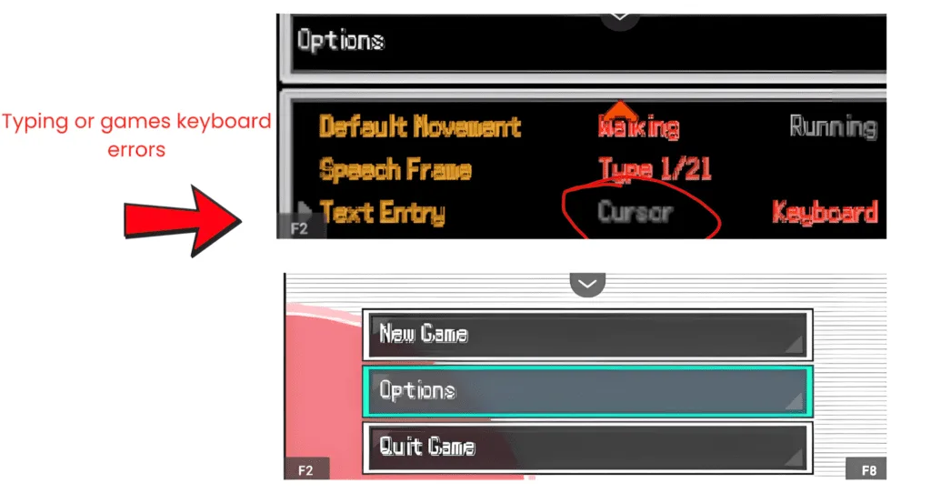 Step 4 Fixing Typing Issues or Swapped Arrow Keys – Quick Solutions