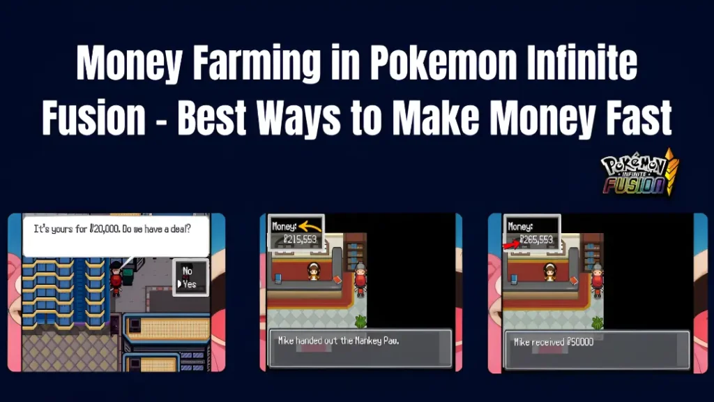 Money-Farming-in-Pokemon-Infinite-Fusion-Best-Ways-to-Make-Money-Fast-Title-Image.